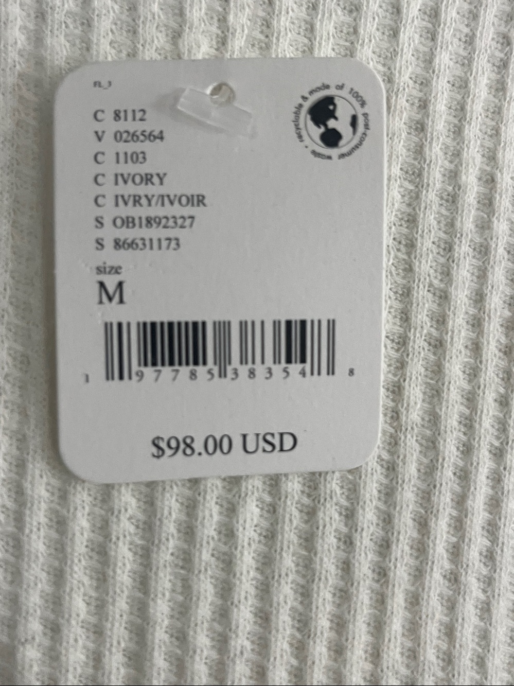 Free People -We The Free Ollie Oversized Thermal Knit Top - Picture 12 of 16